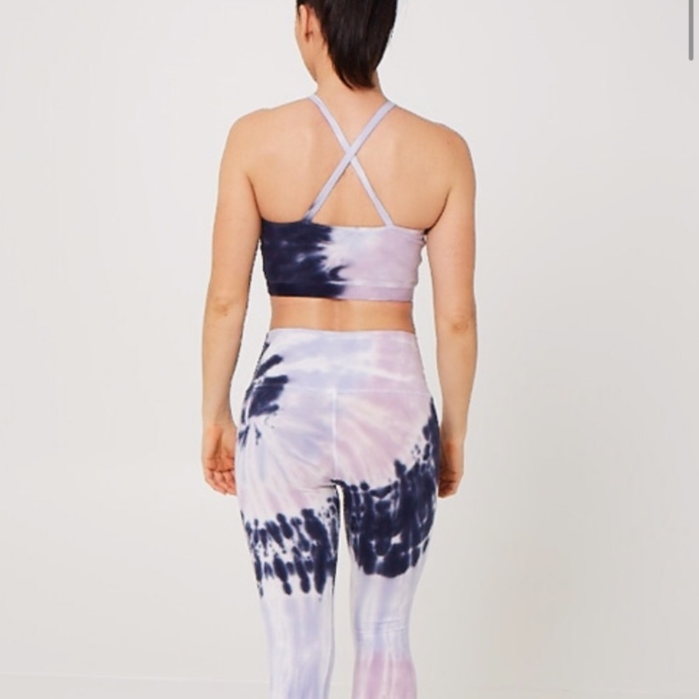 Soulcycle Electric Rose Tie Dye pants size XS